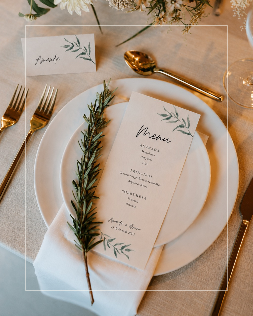 Menu Folhagens