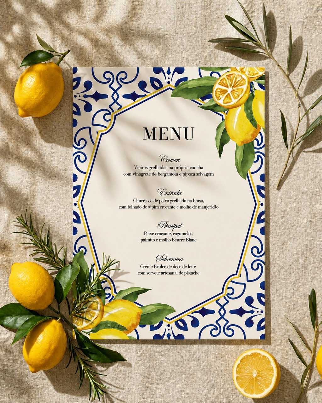 Menu Lemon