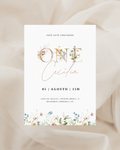 Convite Floral ONE