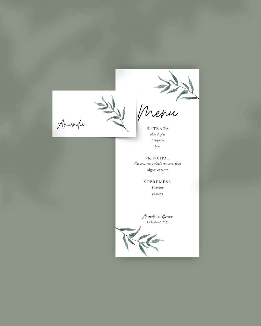 Menu Folhagens